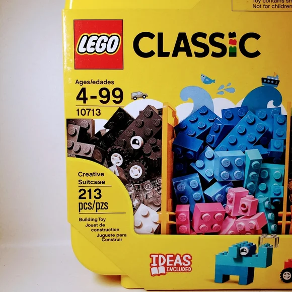 LEGO Classic Creative Suitcase 10713 NEW Take Along Case 213 pieces Blocks brick - Picture 2 of 4
